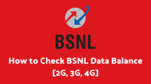 How to Check BSNL Data Balance