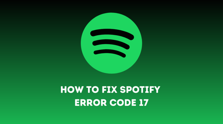 How to Fix Spotify Error Code 17 [Updated 2022]