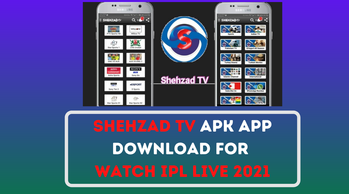 Shehzad TV APK App Download For Watch IPL Live 2021