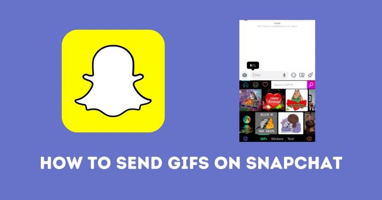 How to send GIFs on Snapchat