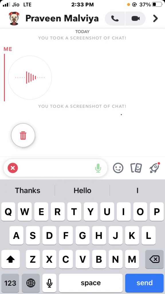 How to send a voice message on Snapchat to your friends