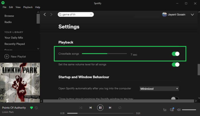 spotify can't play current song mac
