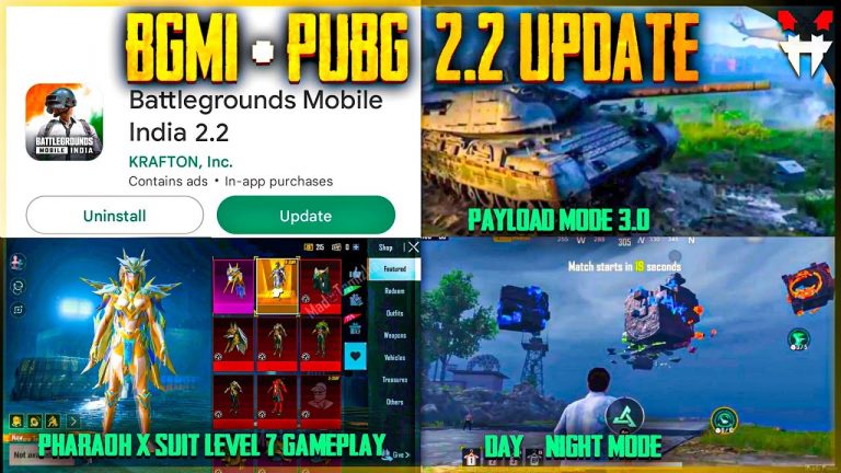 BGMI 2.2 Update Download APK, OBB For Android, iOS 2022