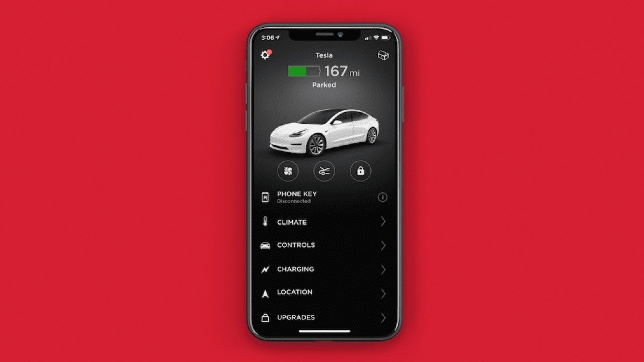 car not showing on tesla app
