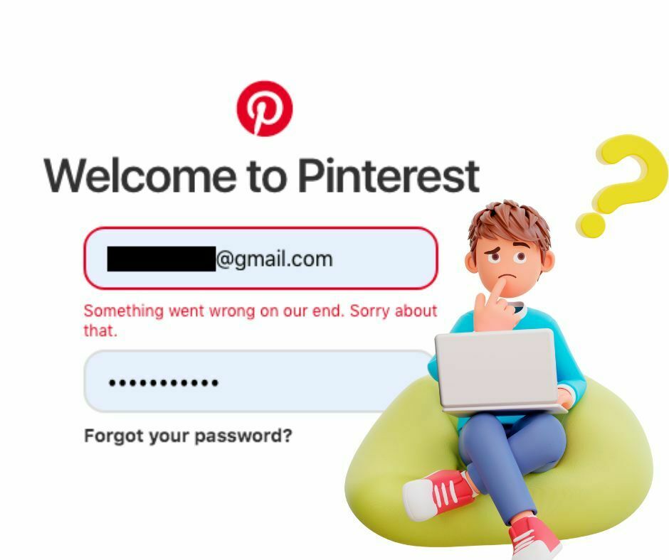 Why can't log in to Pinterest with Google Account