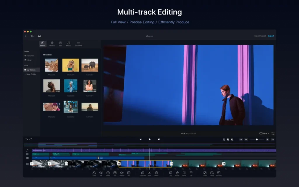 Features of VN Video Editor