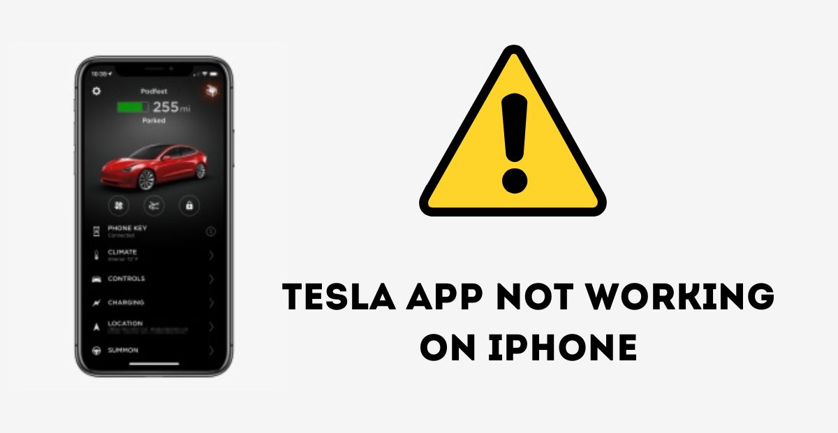 Tesla App is Not Working on iPhone