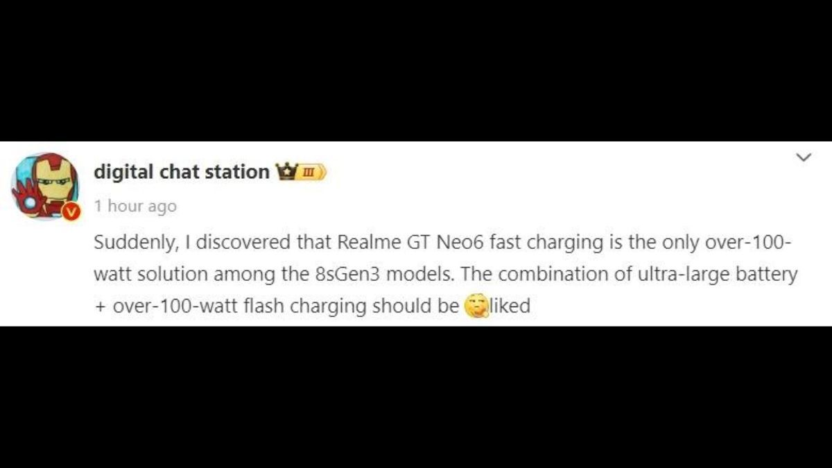 Realme GT Neo 6 Snapdragon 8S Gen 3 चिप और सबसे तेज़ चार्जिंग विवरण लीक 