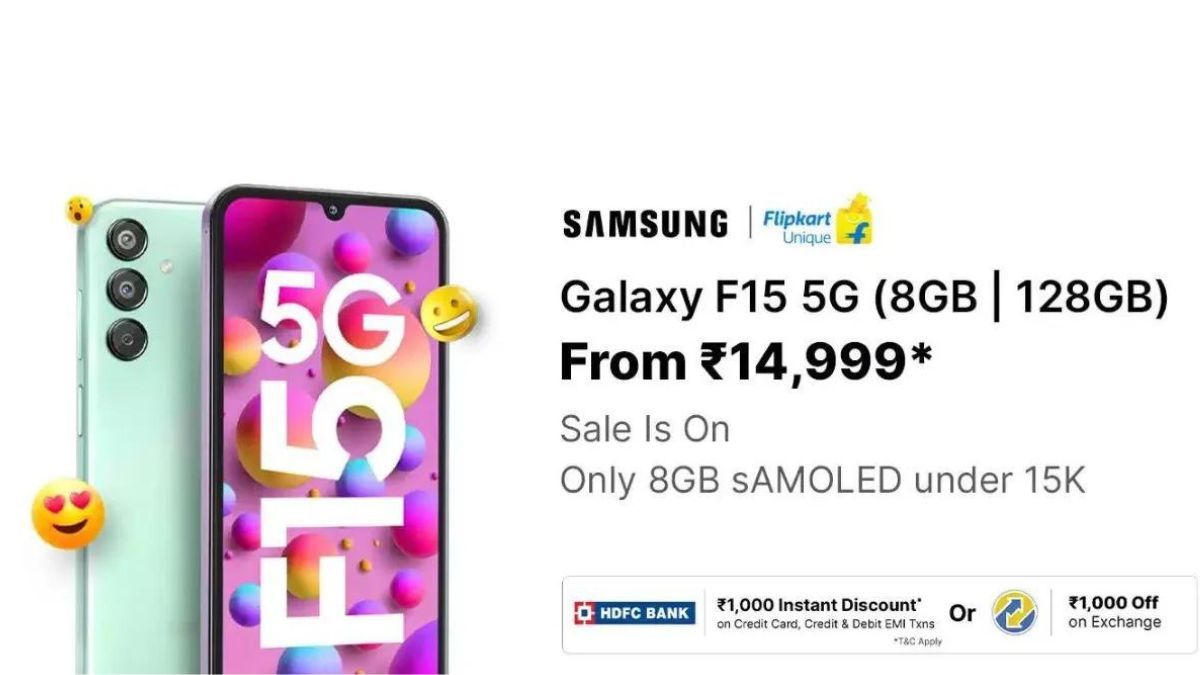 Samsung Galaxy F15 5G 8GB की कीमत और ऑफर